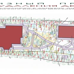 Дизайн дачного участка - план удаления деревьев